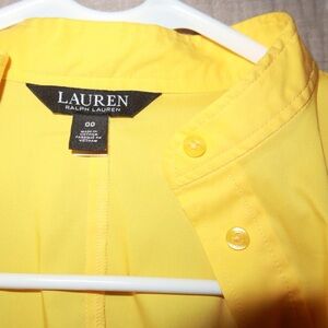 Lauren Ralph Lauren Yellow Casual Button Down Shirt